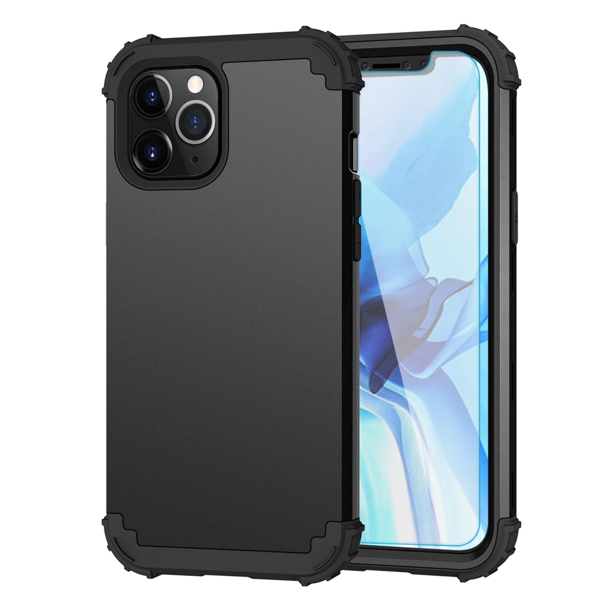 iPhone 12 Pro Max Case with Tempered Glass Screen Protector , Dteck