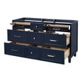thumbnail image 4 of Ariel Monroe 60 Inch Double Sink Base Cabinet In Midnight Blue, 4 of 7
