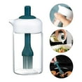 thumbnail image 4 of Boreal Craft Oil Control Two In One Brush Oil Bottle Barbecue Brush Household Multifunctional Dip Integrated Glass Oil Pot Silicone Lids for Containers, 4 of 7