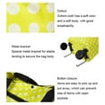 thumbnail image 4 of Transemion Versatile Foldable Shopping Trolley Bag For Various Occasions Foldable green flowers 1Set, 4 of 6