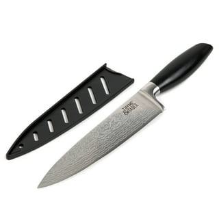 Commercial CHEF Pro 8 in. High-Carbon Steel Full Tang Chef's Knife with  Triple Rivet G10 Handle with Sharpener, CH7CR8INCKG10 at Tractor Supply Co.