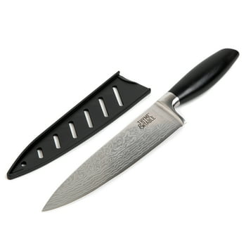Thyme & Table Non-Stick Coated High Carbon Stainlless Steel 8" Damascus Chef's 