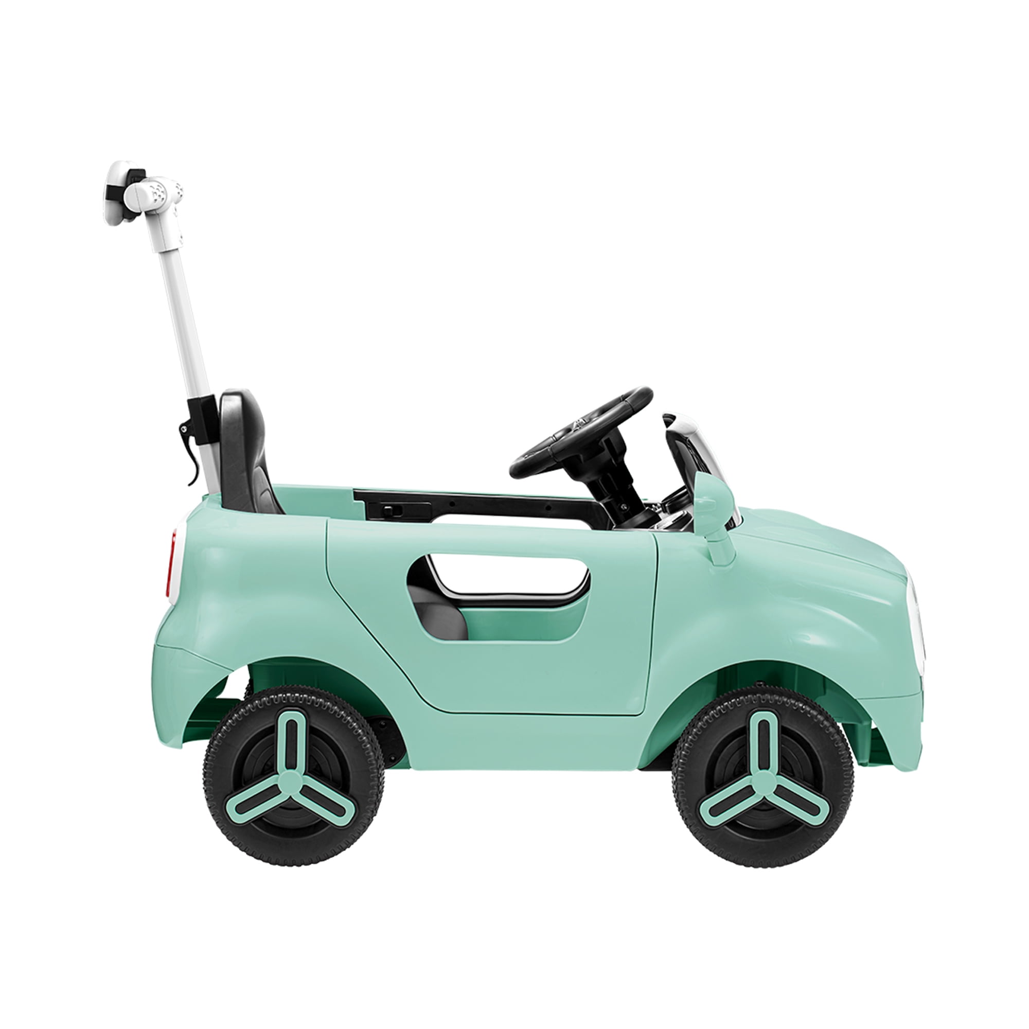 Jetson Mako Electric Motor Assist Ride-On Push Car - Green