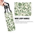 thumbnail image 4 of Yayeee 20oz Insulated Water Bottle Double Wall Stainless Steel with Flip Straw Lid, Green Floral, 4 of 7