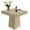 Natural Brown, variant on Square Dining Table for 4, 31.5" Small Farmhouse Kitchen Dinner Table with Wooden Pedestal Base, Space Saving Wood Dining Room Furniture for Living Room, Apartment
