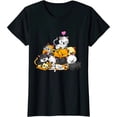 thumbnail image 1 of Playera de Gatos Anime Kawaii para Mujer - Pila de Gatitos Tiernos, 1 of 7