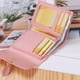 thumbnail image 3 of Monedero pequeño para mujer y , triple compacta delgada, tarjetero, bolsillo para dinero, de mano, , monedero Rosado Salvador monedero de mujer, 3 of 8