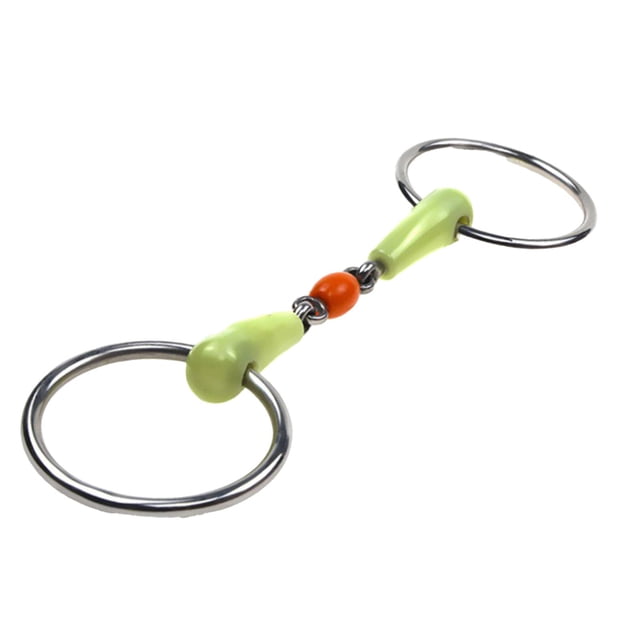Bocado de boca de caballo, accesorios para bocado de caballo, eslabones sueltos, bocado con junta tórica, herramienta para adiestramiento de caballos, rojo