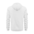 thumbnail image 5 of Dezsed Men's Fleece Hoodies Workout Athletic Pullover Hoodie Long Sleeve Basic Pullover Hooded Sweatshirt White 5XL, 5 of 7
