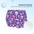 thumbnail image 2 of Rocae Skull Rainbow Mushroom for Girls' Cotton Boxer Briefs, Soft Mid-rise Panties-XX-Small, 2 of 5