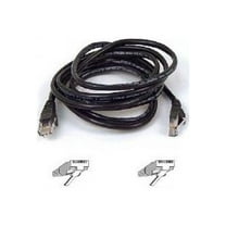 Belkin A3L791-06IN-BLK 6 in. Cat 5E Black RJ45M/RJ45M Patch Cable