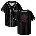thumbnail image 2 of Lyn Lapid Buzzkill Tracklist Merch Baseball Jersey V-Neck Shirt Women Men Short Sleeve Streetwear Clothes, 2 of 3