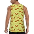 thumbnail image 6 of Rocae Floral Squirrel for Men's Workout Tank Top Men's Running Tank Top Dry Fit Athletic Workout Tank TopsX-Large, 6 of 9