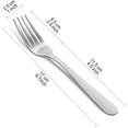 thumbnail image 2 of Dinner Forks, Silverware Forks Set of 12, Food Grade Stainless Steel Flatware Table Forks Sets, Mirror-Polished & Dishwasher Safe, Use for Home Kitchen, Party or Restaurant, 2 of 3