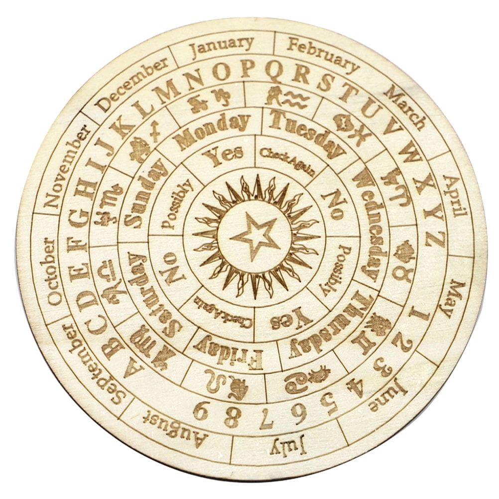 Pendulum Board Divination Answer Letter Dowsing Pendulums Carving Plate
