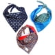 thumbnail image 1 of Bandanas para perros BFF set de 3 piezas talla mediana Ajedrez Rojo, 1 of 5