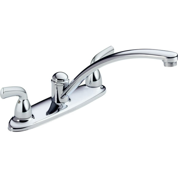 Robinet de cuisine à deux manettes en chrome par Peerless