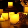 Homemory Flameless Votive Candles with Remote, 12Pack Flickering