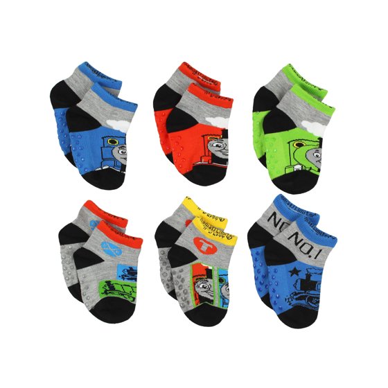 Thomas & Friends Thomas and Friends Boys 6 pack Gripper Socks
