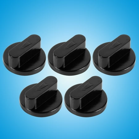 Yosoo 5Pcs New Black Universal Cooker Oven Gas Stove Grill Control Knobs Switch Home Kitchen Use ,Oven Knob, Cooker Control