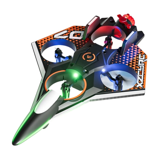 Avión RC para niños, avión de combate de juguete, giro de 360 degree, listo para volar, juguete de pasatiempo rojo