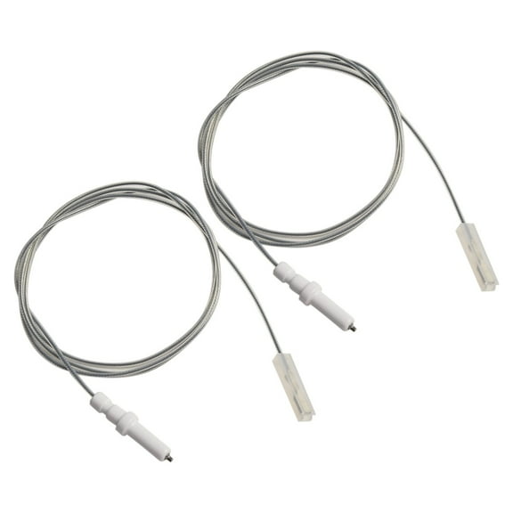 2Pcs Gas Cooker Ignitor Range Stove Spare Parts Ignition Electrode Spark-Plug 900Mm Cable Bbq Grill Replace Tools Ignition Wire