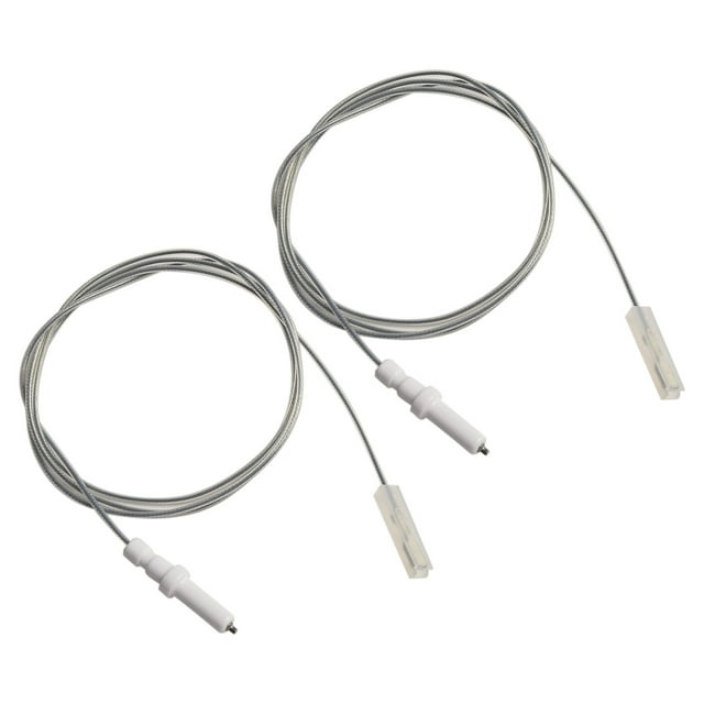 LEFU Gas Cooker Range Stove Ignition Electrode 2-Pack, 900mm Ignition Wire, for General Replacement Part for Most Brand Gas Stoves, Cookers and Ranges