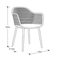 thumbnail image 2 of Silla Ocasional Marel Negra Terzetto | Silla Moderna para Sala, Comedor u Oficina, 2 of 2