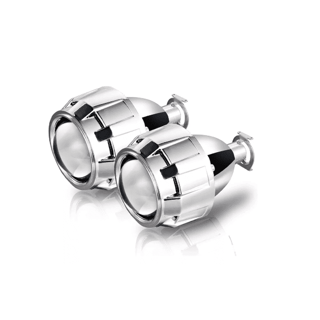 2 Proyectores P/faro H4 H7 Lupas Auto 2,5 Bi-xenón Alto Bajo Focos Gris