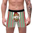 thumbnail image 4 of Calzoncillos bóxer cómodos para hombre, transpirables, con estampado digital navideño Pompotops qyievc3728, 4 of 7