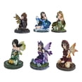 thumbnail image 3 of Pack Of 6 Fantasy Pretty Fairy Garden In Their Whimsical Worlds Small Figurines, 3 of 9