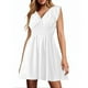 thumbnail image 1 of WILLBEST Vestidos Primavera/Verano Nuevo Vestido De Playa Plisado Con Cuello En V Y Mangas Cortas, 1 of 3