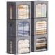 thumbnail image 1 of Contenedores de ropa Lifewit con marco de metal, 40 L, paquete de 6, 1 of 9