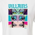 thumbnail image 3 of Disney Villains - Villains Stacked - Juniors Cropped Cotton Blend T-Shirt, 3 of 5