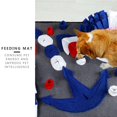 thumbnail image 4 of Greeniant Alfombrillas de entrenamiento para perros y gatos, almohadillas de forraje para olfatear, juguete reutilizable para mascotas, almohadillas de Suministros para perros gris Greeniant PT000042-02B, 4 of 6