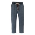 thumbnail image 3 of XUNHAO Mens Jeans Fashion Casual Solid Denim Straight Pants Tassel Pant Leg Zipper Fly Pocket Trousers Denims Classic And Timeless Style, 3 of 8
