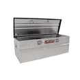 thumbnail image 2 of Dee Zee Tool Box DZ8546 Red Label; Chest; Single Lid; Diamond Tread; Silver; Aluminum; 8 Cubic Foot Capacity, 2 of 14