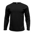thumbnail image 4 of PNTUTB Long Sleeve for Men Waffle Pattern Casual Solid Color Round Neck Pullover T Shirt, 4 of 6