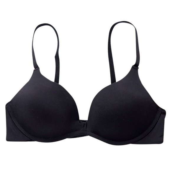Women's Push Up Bra Deep V Plunge Underwire T-Shirt Bra Cups Up