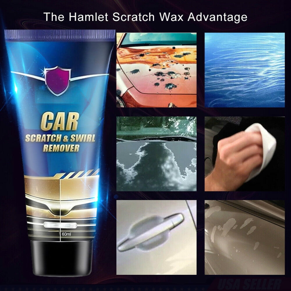 Scratch Repair Wax For Car Car Scratch Remover Compound 120ml Rubbing  Compound For Cars Restores Shine