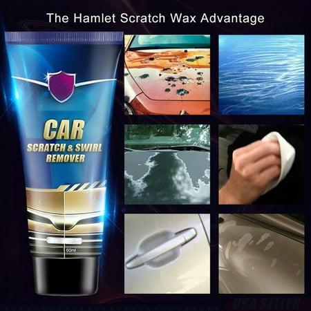 60ml Car Scratch Repair Polishing Wax Body Compound Paint Repair Polish Remover Care-2PCS