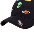 thumbnail image 6 of WUANDIXFA Kids Ball Cap Hat for Kids Unisex Baseball Cap Adjustable Strap Truck Cap Sun Hat for Kids One Size,Black, 6 of 7