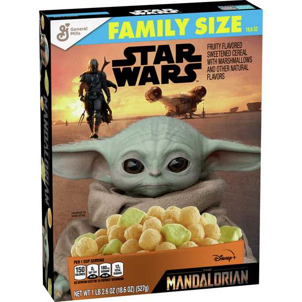 General Mills, Star Wars Breakfast Cereal, The Mandalorian, Fruity