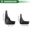 thumbnail image 3 of Unique Bargains  Mud Flap Splash Guard 1 Set Front Rear Side Mud Guard for Audi A4 (Sedan) 09-12, 3 of 6