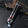 thumbnail image 2 of Tignapoo Tactical Aluminum Alloy Flashlight with White Laser, 2000LM Brightness, USB-C Rechargeable, 18650 Battery, and Emergency Glass Breaker Included, 2 of 7