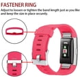 thumbnail image 3 of Replacement Bands Compatible for Fitbit Charge 2, Classic & Special Edition Adjustable Sport Wristbands(Rose Red,S), 3 of 7