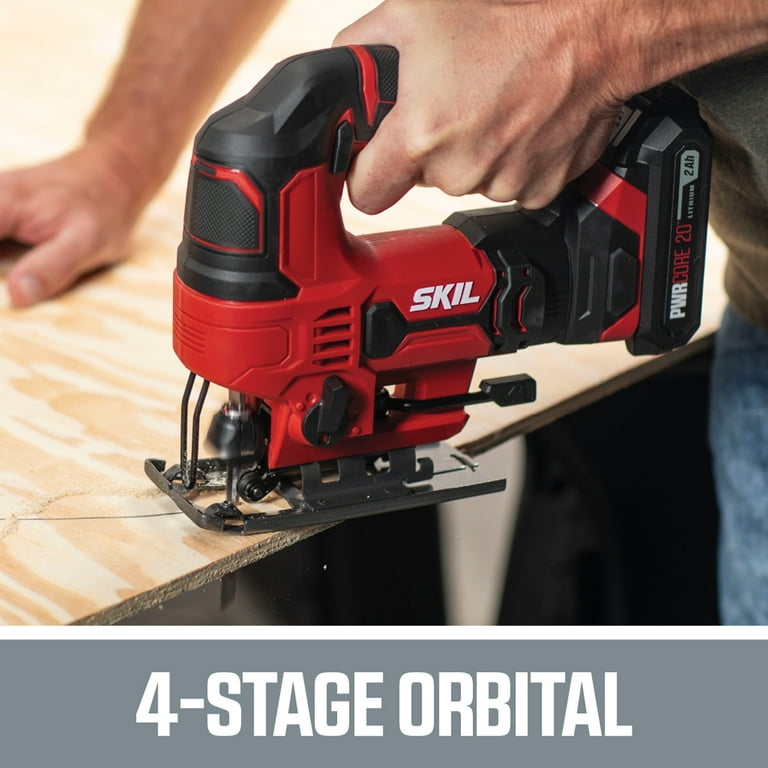 SKIL JS820302 20V 7 8 Cordless Jigsaw 2.0Ah Lithium Battery Charger