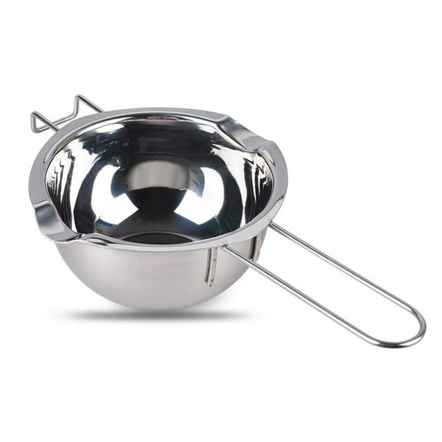 DAMAIE 400 ml 304 Stainless Steel Chocolate Melting Pot Double Boiler with Double Pour Spouts