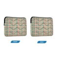 thumbnail image 5 of FORMRS 13"-13.3" Laptop Sleeve Protective Case Soft Carrying Quilted Computer Bag Cover, Red Green Tartan Pattern, 5 of 5