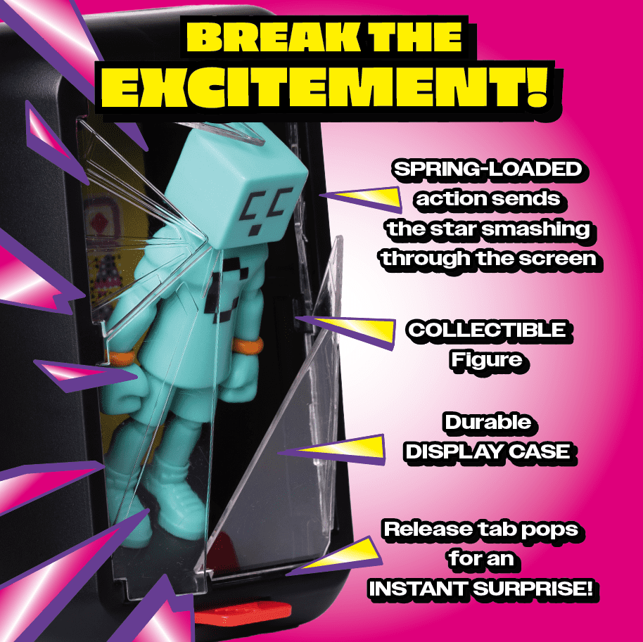 ScreenBreakZ Gamerz Collectible Figures, Craftee Unique Designs & Rare Editions